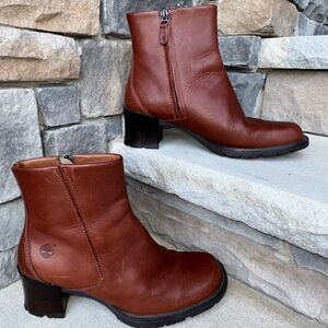 Timberland Women's Alyse Genuine Leather Ankle Booties